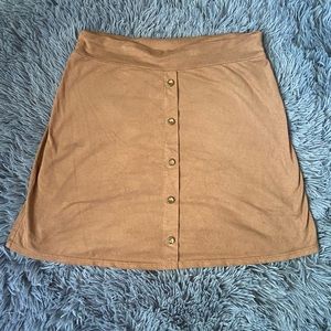 Faux suede M Free Kisses skirt